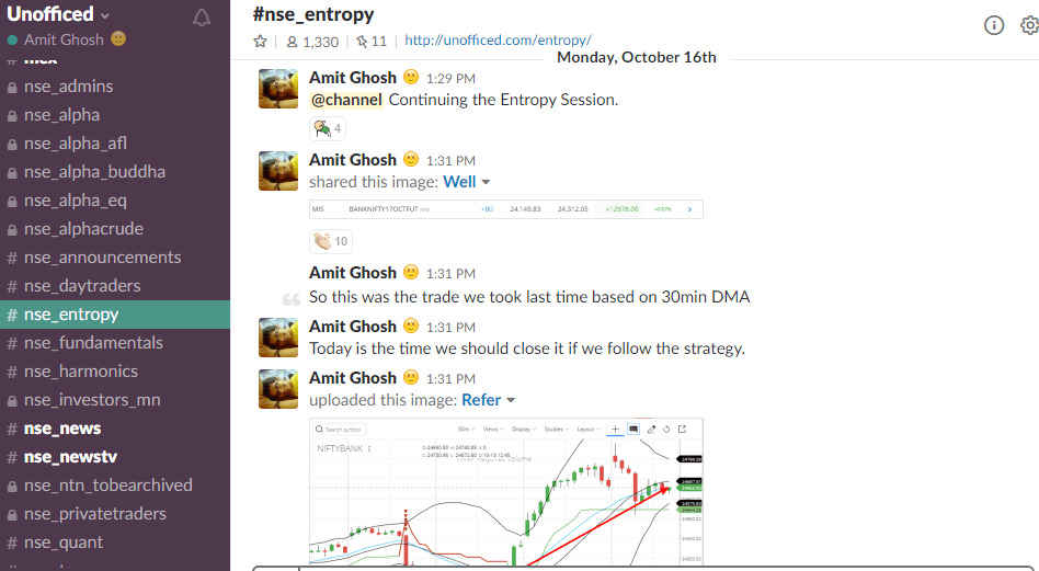 Bank NIFTY trading with bollingers