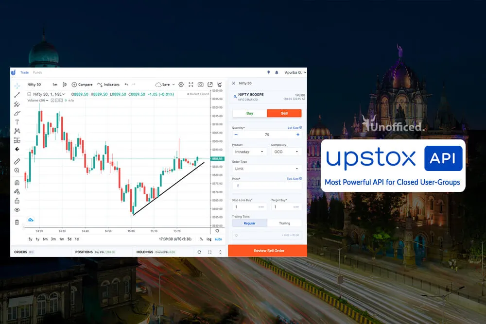 Upstox API Special Access for Unofficed Members
