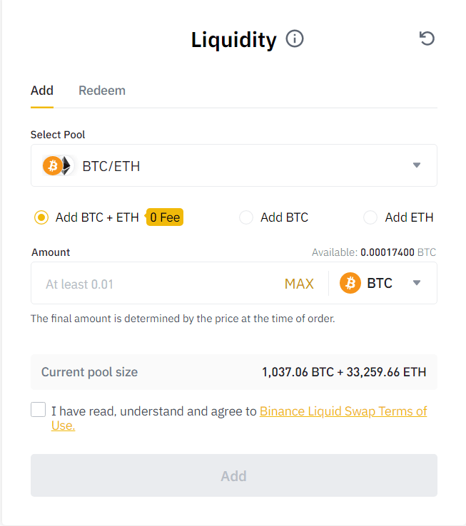 Liquidity Provider